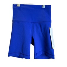 Lululemon Wunder Train HR Short 6 Inch Royal Blue NWT Size 2