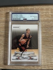 2009 Prestige STEPHEN CURRY Signed Auto PSA Rookie Card RC Warriors #157 Steph . rookie card picture