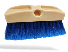  Blue Obround Medium Soft Flow Through Scrub Brush with Flagged Ends for 8 Inch
