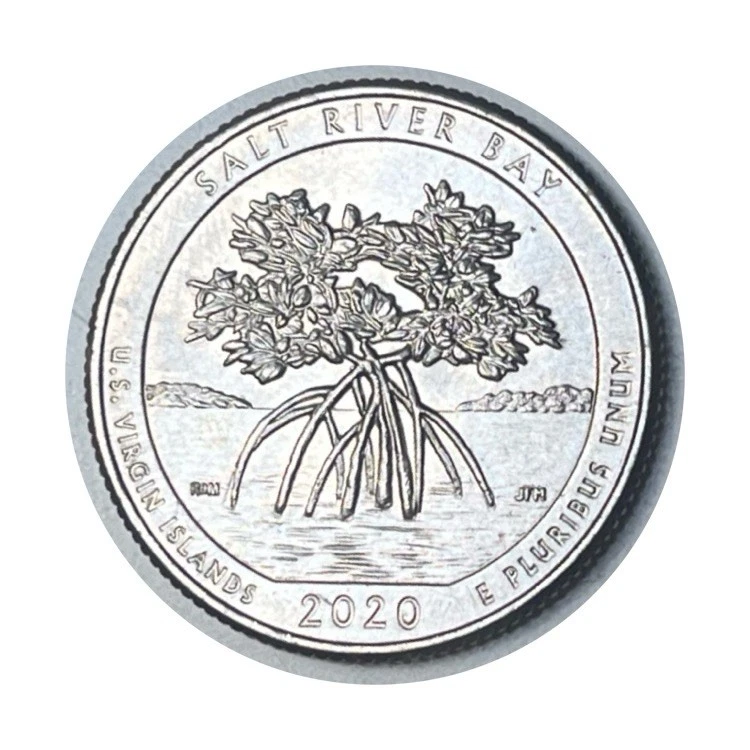 2020 Salt River Bay Quarter P Mint Mark - Image 2 of 2