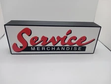 Retro Service Merchandise logo Light Box sign 10" lightbox sign retro logo