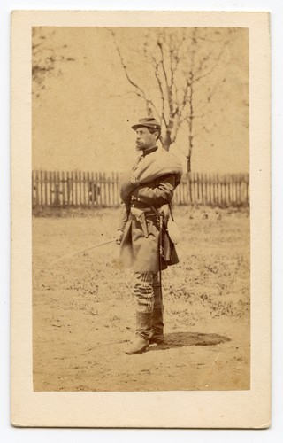 Civil War-era CDV ink ID'd possibly signed, 7th NYSM 1st Lt. Charles B Bostwick