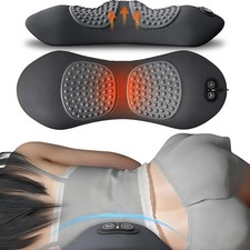 3 In 1 Electric Lumbar Support Pillow Smooth Spine Triple Fusion Back Massager