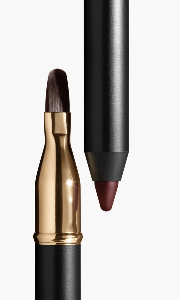 Lápiz labial Chanel LE CRAYON LÈVRES Longwear #194 Rouge Noir/Auth. + Tarjeta Chanel Foto 3 de 4