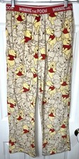 Disney Pooh Bear Sleep Pants Lounge Pants Pajama Pants Fleece Winnie the Pooh XS