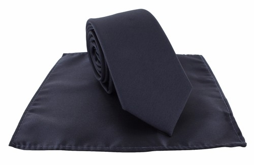 Michelsons of London Boys Plain Tie & Pocket Square Set - Picture 4 of 72