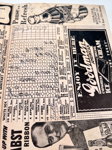 30 May 1939 Chicago White Sox Program v Tigers Scored Gehringer, Greenbergš„ - Picture 4 of 7
