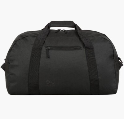 Highlander BLACK Lightweight Cargo 45 Litre Kit Bag carryall