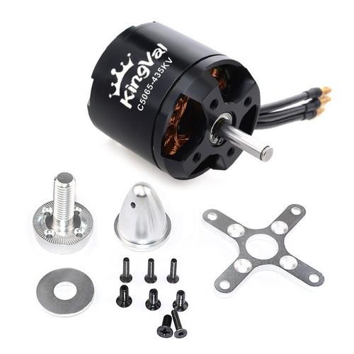 Motor sin escobillas KingVal 5065 435/335KV con kit de tornillos para avión de ala fija RC - Imagen 8 de 9