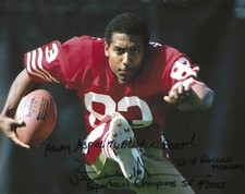Autographed RENALDO NEHEMIAH San Francisco 49ers 8x10 Photo w/ COA