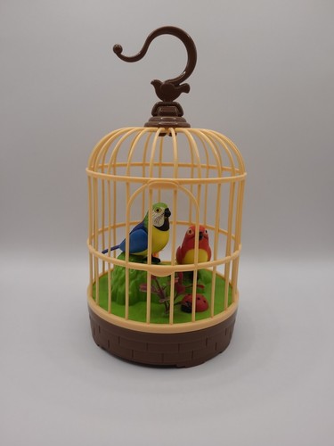 Zephyr Knight Chirping Birds in Cage Realistic Singing Animatron - Works