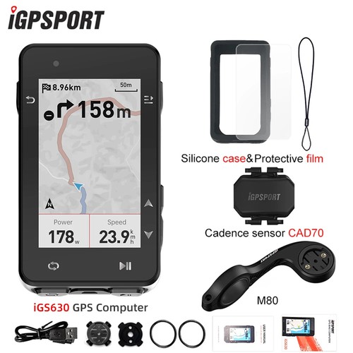 Computer ANT+ Wireless Bike Speedometer Bluetooth GPS Route Navigation Odometer - Picture 9 of 33