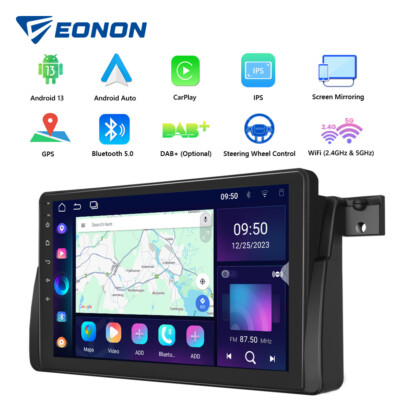 Eonon E46A13 9'' Android 13 Car Audio Stereo Radio GPS CarPlay BT RDS for BMW E46