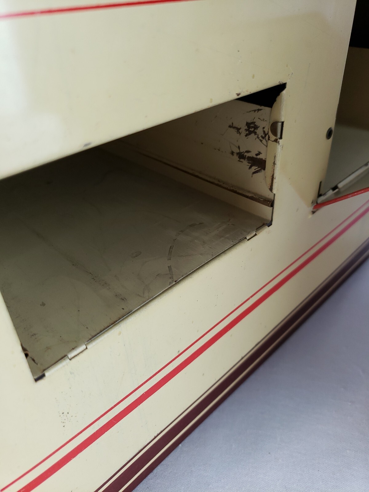 Vintage Wolverine 1950s Tin Litho Toy Kitchen Hutch Stove Rustic eBay