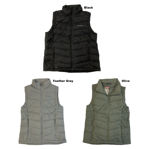 Packable Zip Up Quilted Down Vest 