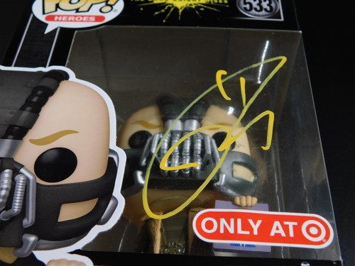 Tom Hardy Signed Autographed Funko Pop 533 Bane Batman The Dark Knight JSA COA E - Picture 2 of 7