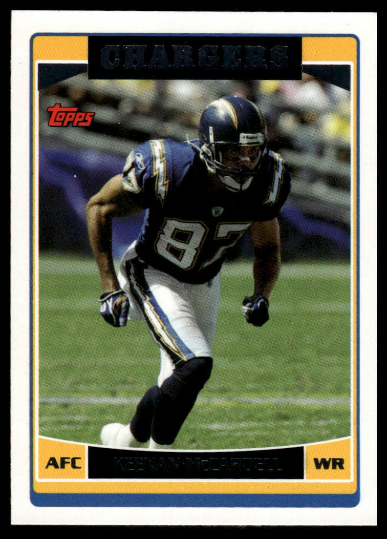 2006 Topps San Diego Chargers #SD9 Keenan McCardell
