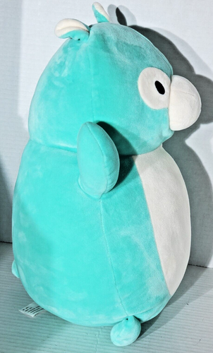Squishmallow Hug Mees Green Mint 15" Plush Bunny Rabbit Glitter Carrot Pillow - Picture 2 of 9