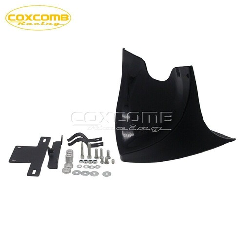 ABS Front Lower Chin Fairing Spoiler Cover For Harley Softail Dyna Sportster - Picture 4 of 10