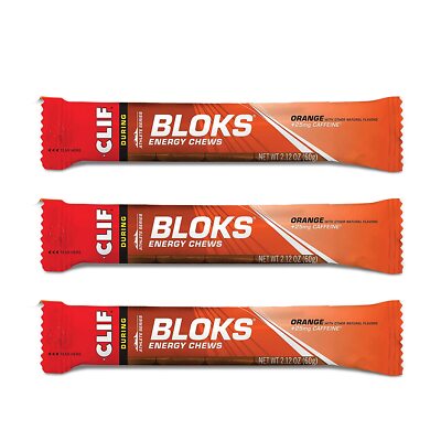 Snack Food Energy Chews 3 Count Pack Quick Energy For Athletes Training Racing