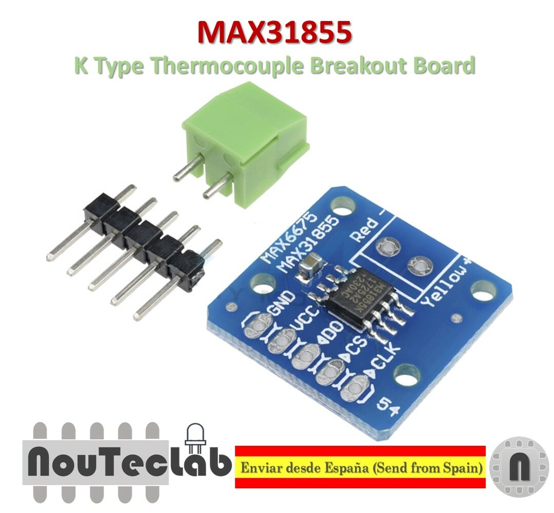 MAX31855 K Type Thermocouple Breakout Board Temperature Measurement Module
