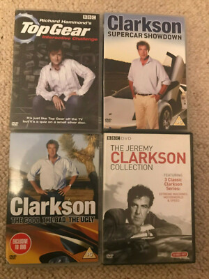 Bundle Job Lot Top Gear Jeremy Clarkson DVD's Motoring Super Cars Hammond  UK