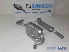 IMASAF Auspuffset ab Kat für VW Lupo 1.4 16V 1998-2005 | Mitteltopf + Endtopf