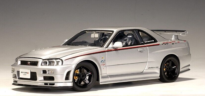 AUTOart 1/18 Nissan Skyline GT-R R34 Z-tune nismo silver NEW AUTOart 1/18 Nissan Skyline GT-R R34 Z-tune nismo silver NEW