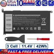 42Wh, 11.4V YRDD6 For Dell Battery For Dell Inspiron 1VX1H VM732 FDRHM / Charger