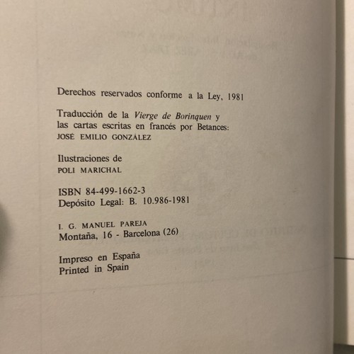 La Virgen De Borinquen Y Epistolario Intimo Ramon Emeterio Betances Suarez Diaz - Picture 4 of 5