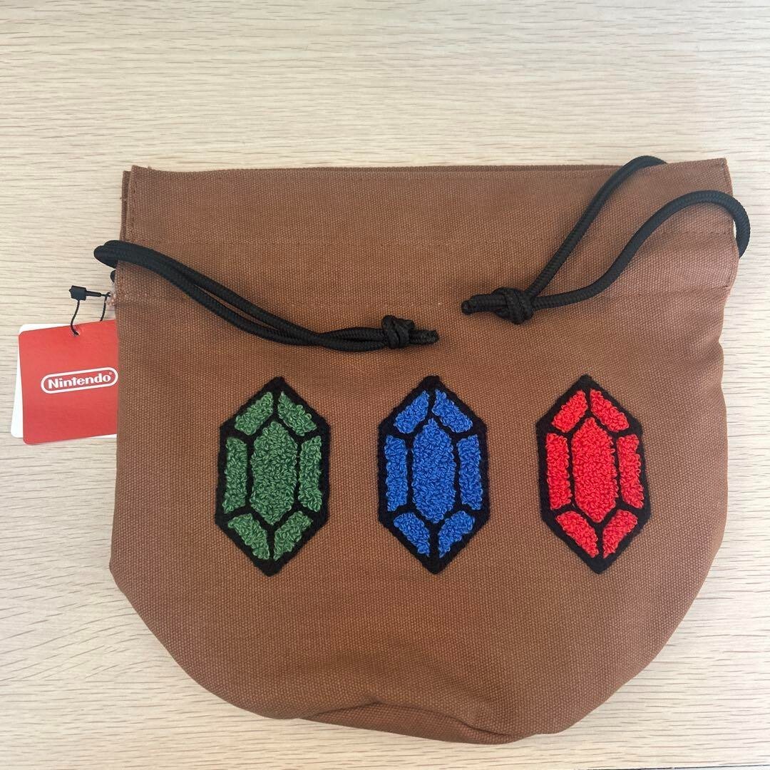 The Legend of Zelda Rupia Bordado Cordón Monedero Bolsa Nintendo Japón