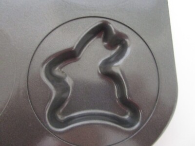 Wilton Bunny Mold Cookie Cupcake Candy 12 Cavity Easter