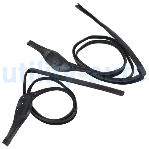 Pair Left+Right Rear Door Sealing Rubber For BMW F02 F04 730Li 740Li 750Li 760Li - Picture 2 of 11