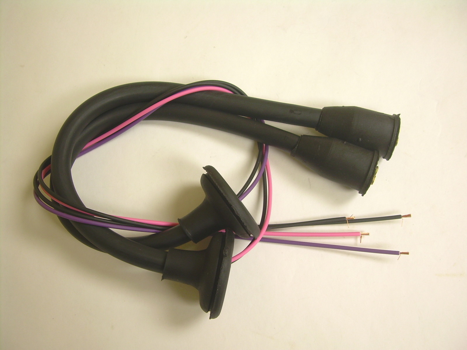 1957 Chevrolet Belair 210 150 Tail Light Rubber Tube Boot Pigtail Wiring Harness