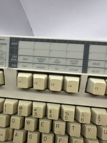 Keytronic E03601QL-C Wired Keyboard Key Tronic AT Clicky Mechanical Vintage - Picture 18 of 24