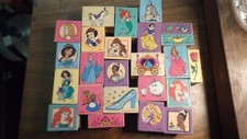 Disney Princesses Wood Rubber Stamps Lot Of 24.