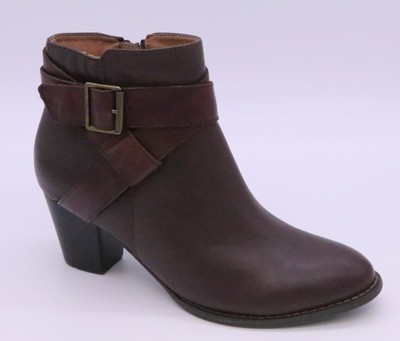 Vionic Trinity Leather Ankle BOOTS Women's Size 6w Black for sale online | eBay