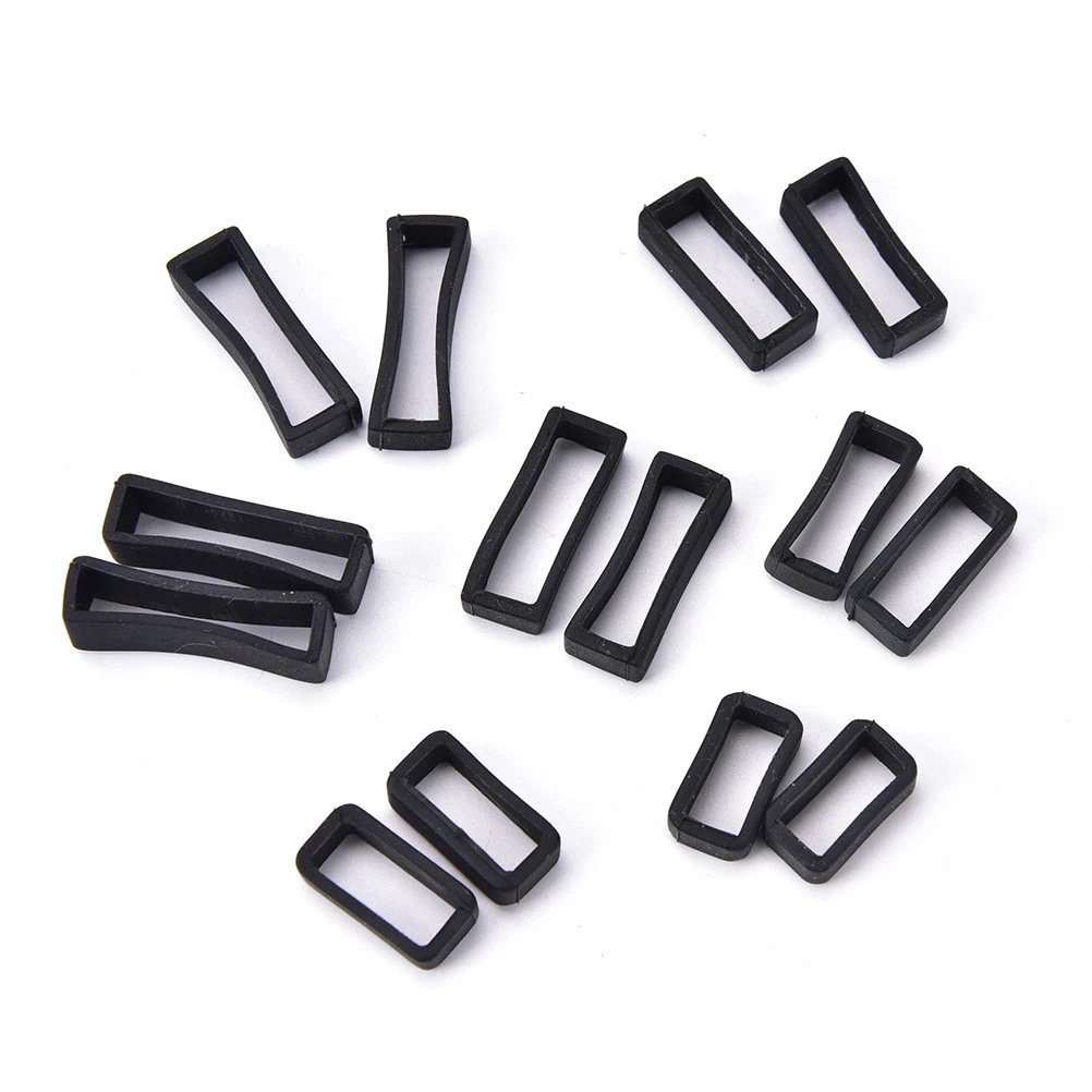 Rubber watch band loop hot sale