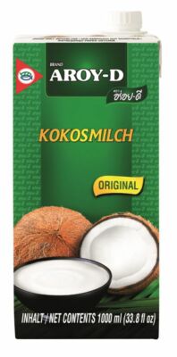 [ 1000ml ] AROY-D Kokosmilch Kokosnussmilch Cocosmilch Coconut Milk