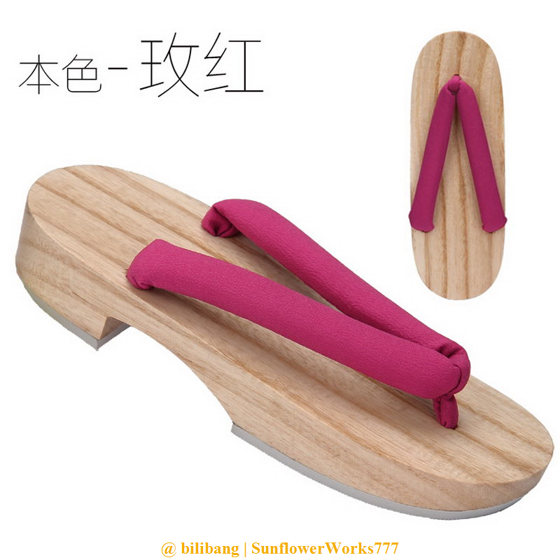 SAOLA Zocchi giapponesi Geta Demon Slayer pantofole sandali infradito suola tronco calze gratuite