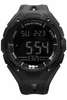  AQUAFORCE Multi Function Digital Watch with Flashlight 50M Water Resistant