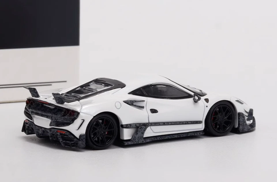 CR Aurora 1:64 White Tributo Mansory Sports Model Diecast Metal Car - Image 4 of 4