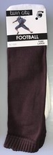 NEW Twin City Vintage Football Tube Socks One Pair of Brown White USA VTG