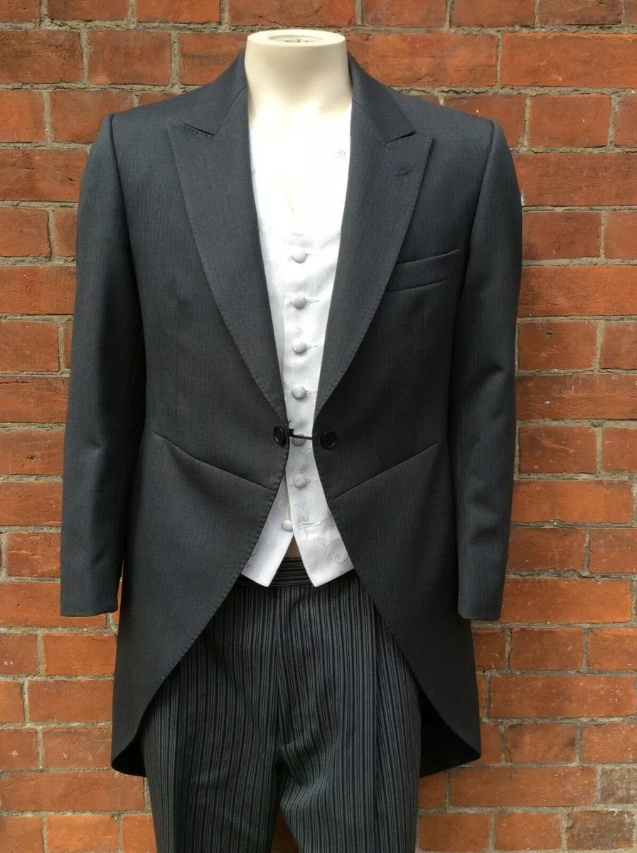 Grey evening jacket clearance