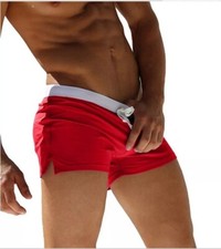 Mens Swimming Board Shorts Swim Shorts Trunks Swimwear Beach Summer Boxer Trunk