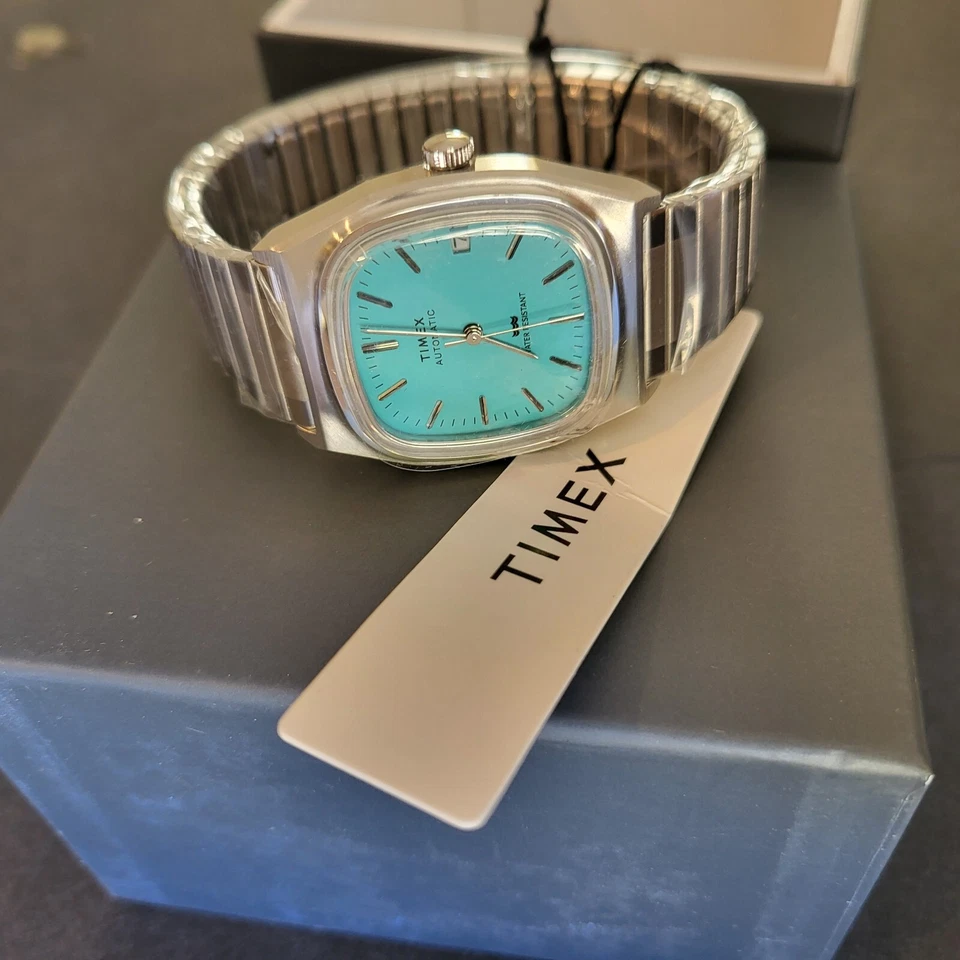 Timex Automatic 1983 E-Line Reissue 34mm with Expansion band Watch TW2Y07300 - Image 4 of 4