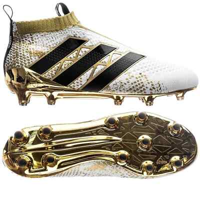 Adidas ACE 16+ Purecontrol FG Gold Stellar Pack   Limited Edition Laceless Socce