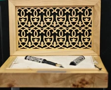 Limited Edition Superb Visconti Taj Mahal 100/888 Sterling Silver Fountain Pen