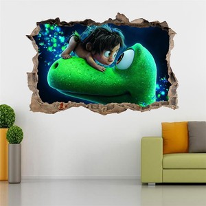 The Good Dinosaur Smashed Decal Graphic Wall Sticker Home Decor Art Image Is Loading The Good Dinosaur Smashed Decal Graphic Wall Sticker