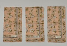 00  s Bundle Vintage Contrast-Flower Pierre Cardin Paris Rare Handkerchiefs